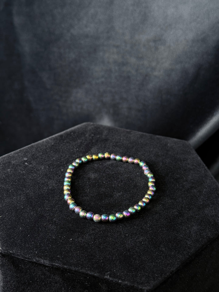Rainbow Oxidized Hematite Bracelet