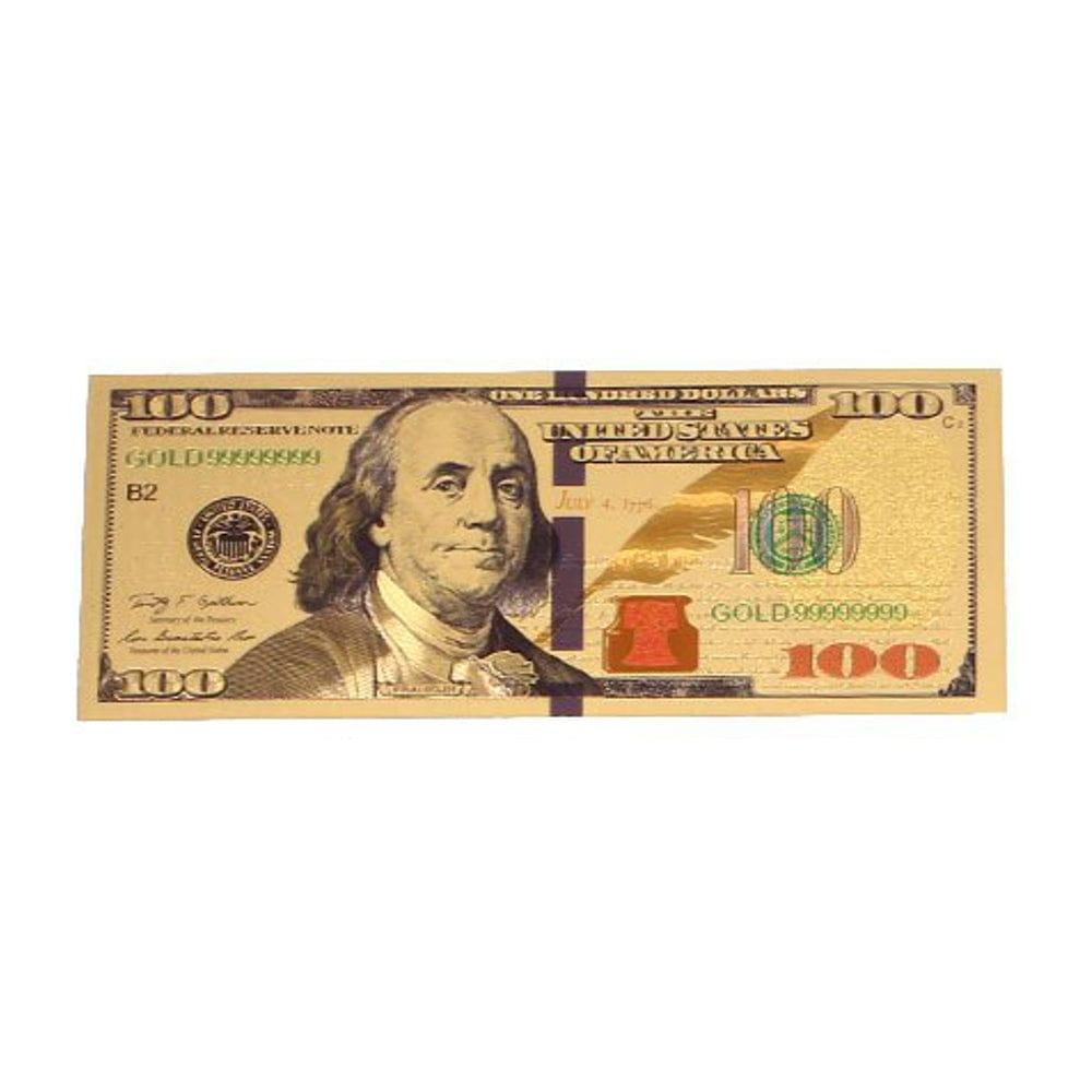 100 Gold Dollar Lucky Bill - The Harmony Store