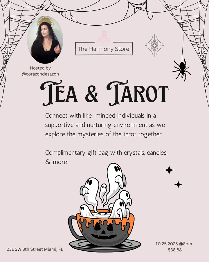 Tea & Tarot Workshop 10.25.2025