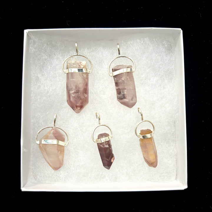 Lithium Quartz Sterling Silver Pendant