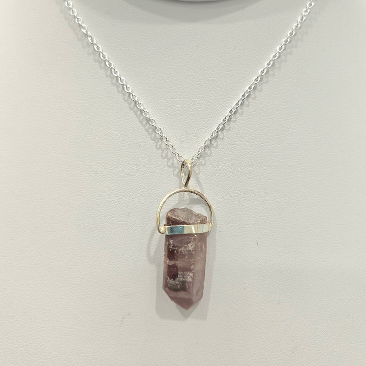 Lithium Quartz Sterling Silver Pendant