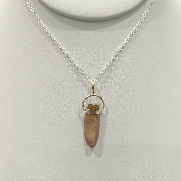 Lithium Quartz Sterling Silver Pendant