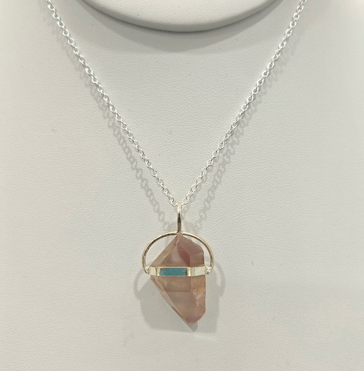 Lithium Quartz Sterling Silver Pendant