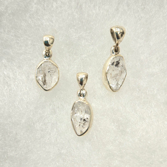 Herkimer Diamond Sterling Silver Pendant