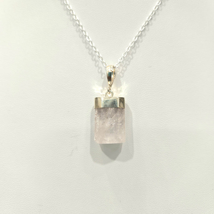 Morganite Sterling Silver Pendant