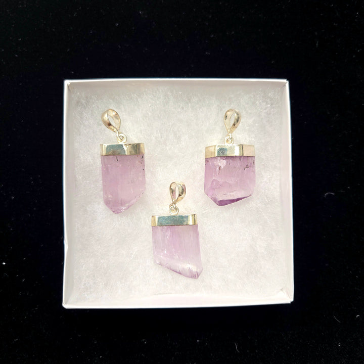 Kunzite Sterling Silver Pendant