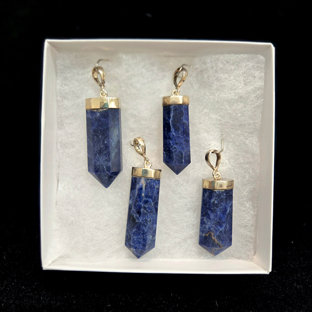 Sodalite Sterling Silver Pendant
