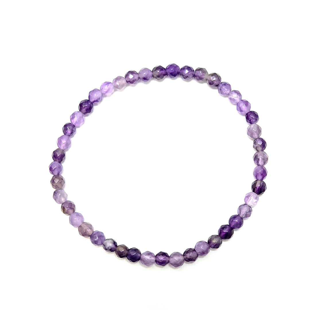 Amethyst Faceted Bracelet