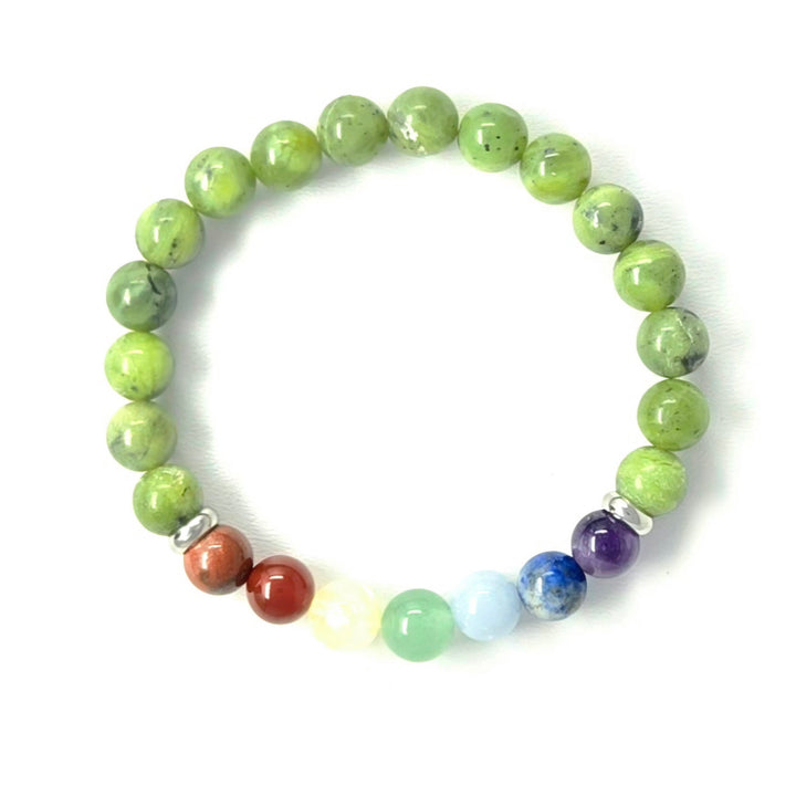 7 Chakras Serpentine Bracelet