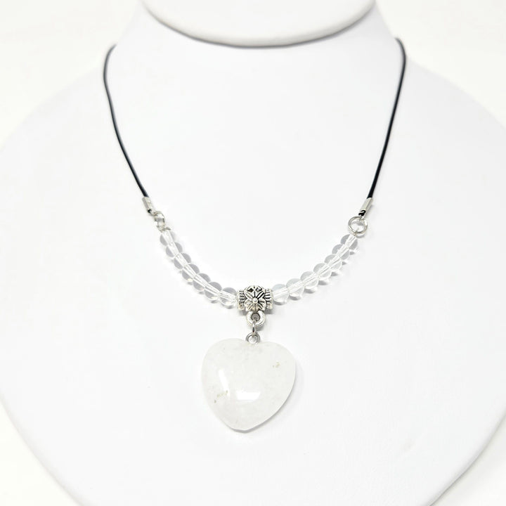 Heart Choker With Black Cord