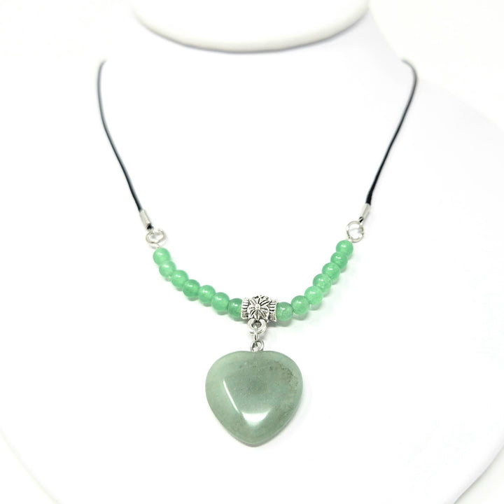 Heart Choker With Black Cord