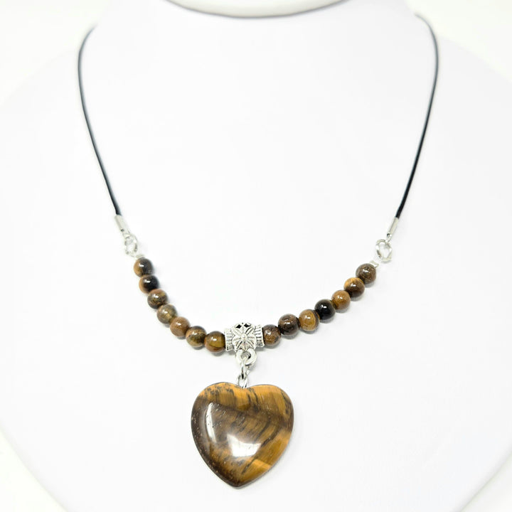 Heart Choker With Black Cord