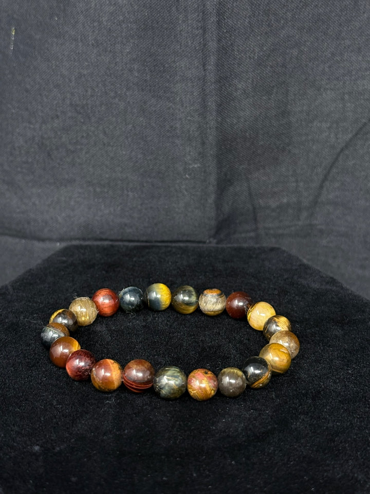 Tricolor Tiger Eye Bracelet