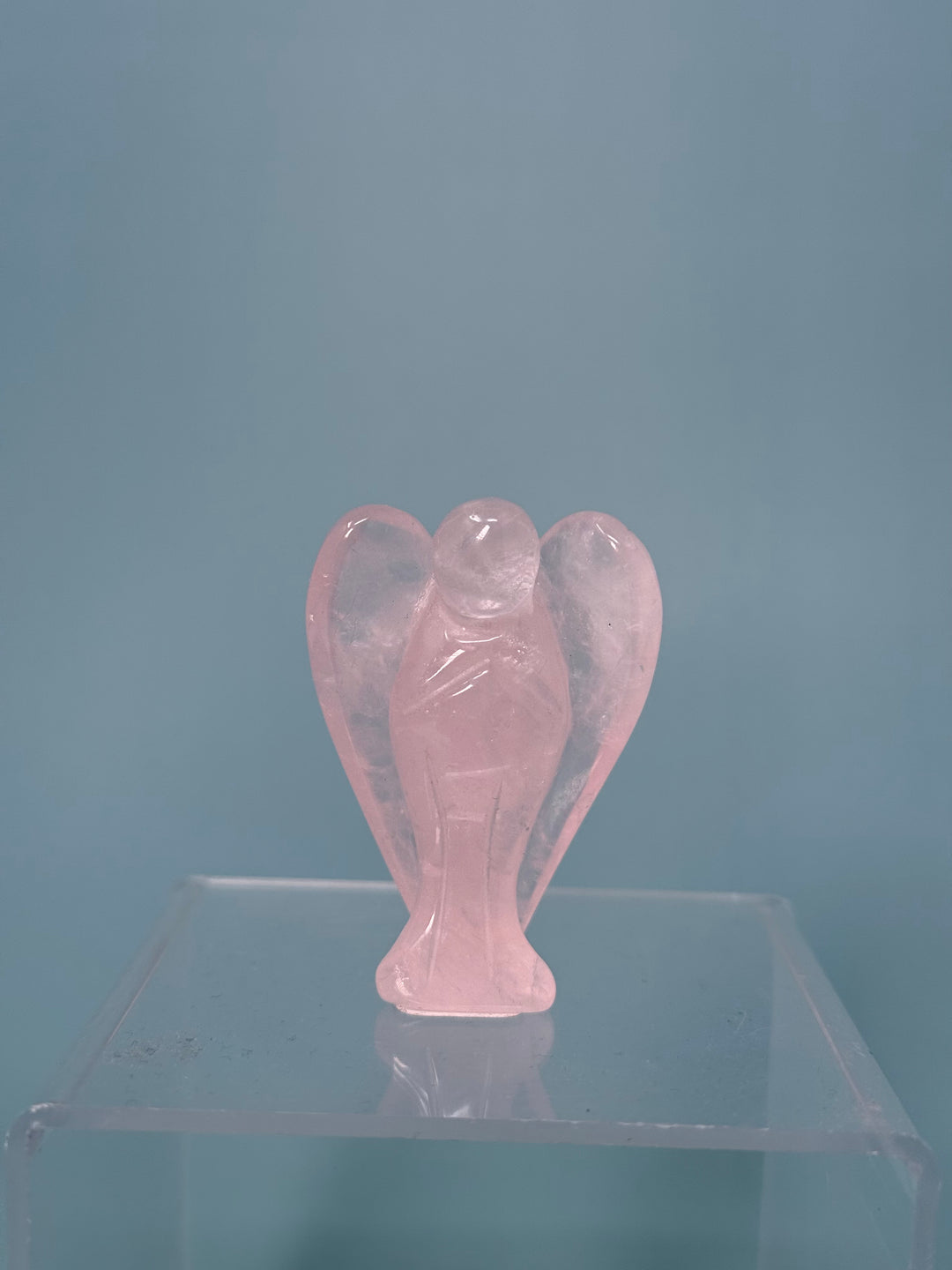 Rose Quartz Angel 2"