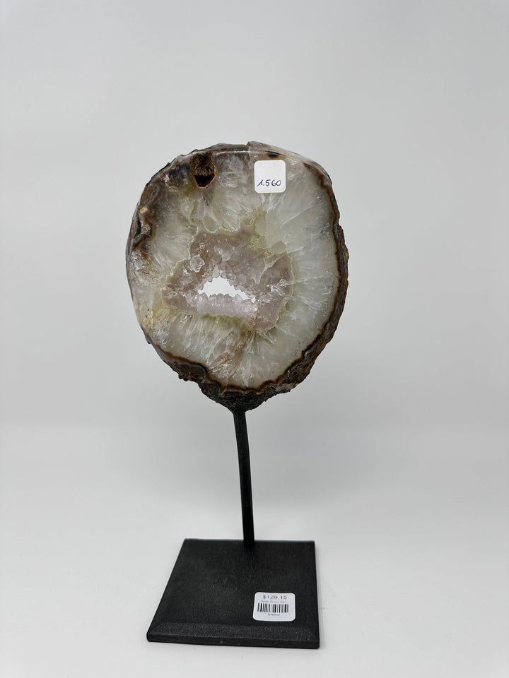 Agate Druzy Base Cut