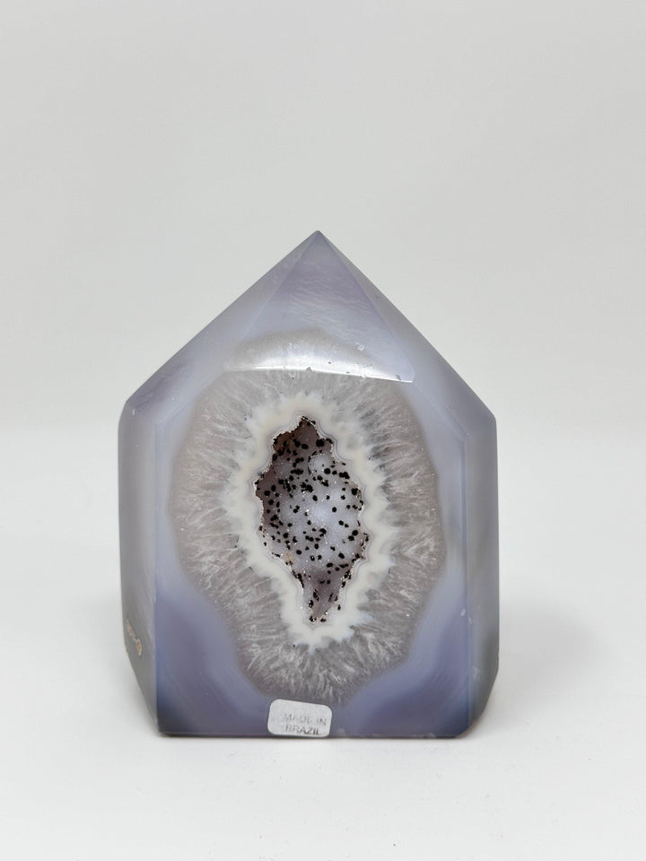 Agate Druzy Base Cut