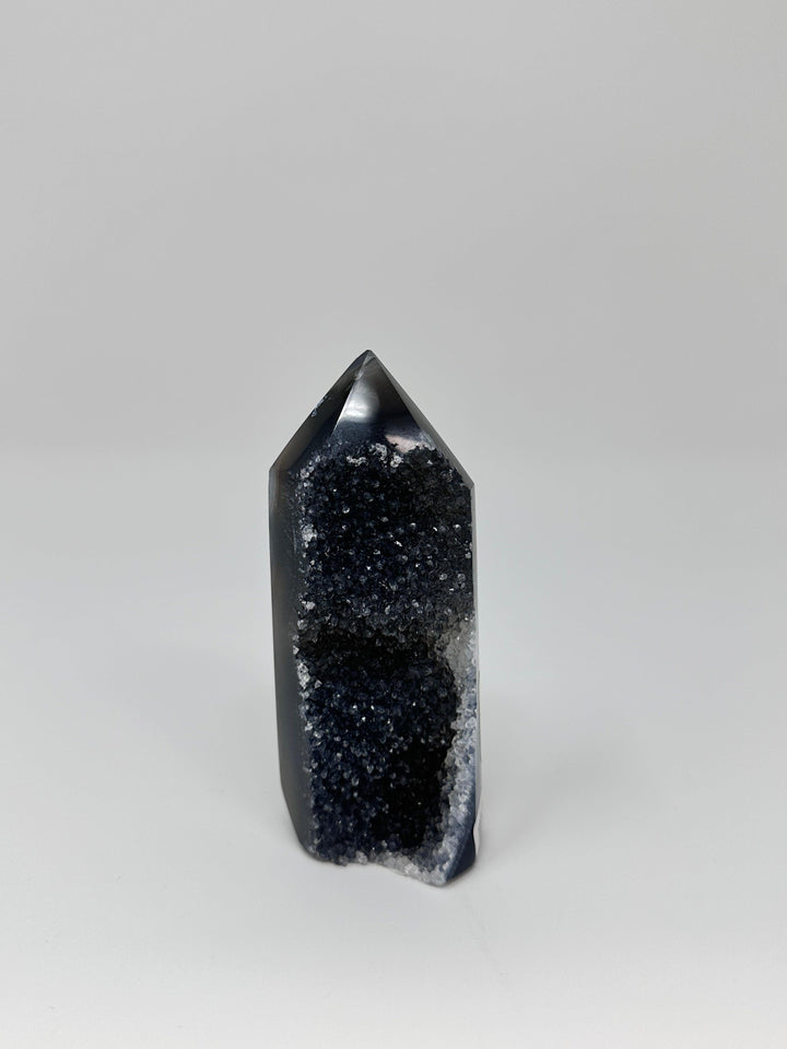 Agate Druzy Base Cut