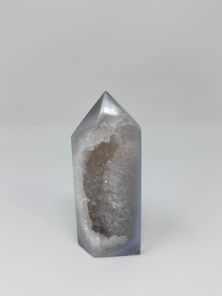 Agate Druzy Base Cut