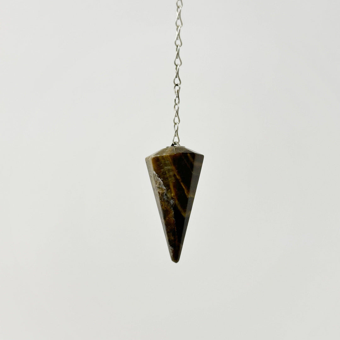 Premium Pendulums-Tigers Eye : 1" - The Harmony Store Crystal Shop Miami