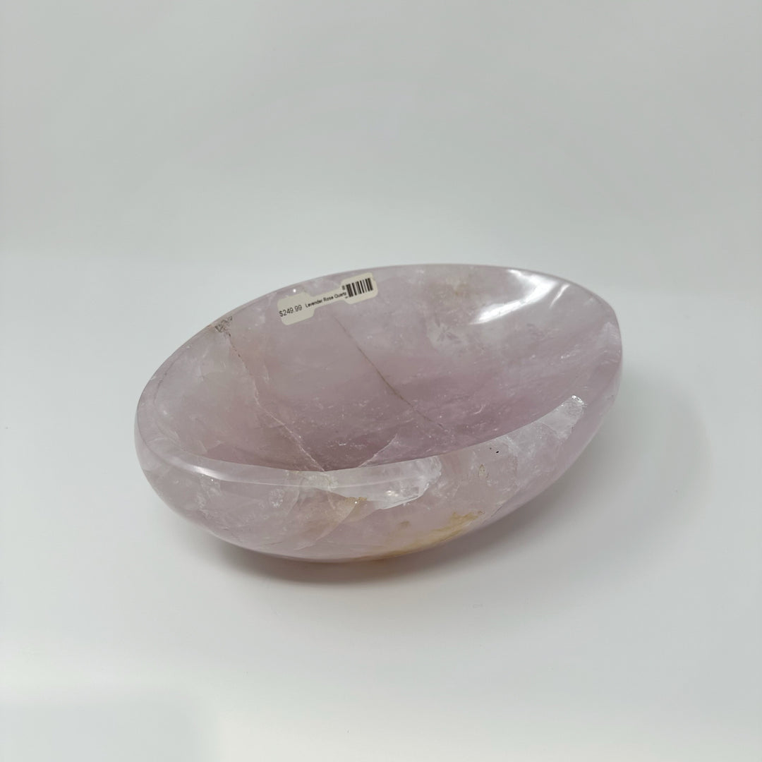 Lavender Rose Quartz Bowl from Madagascar
