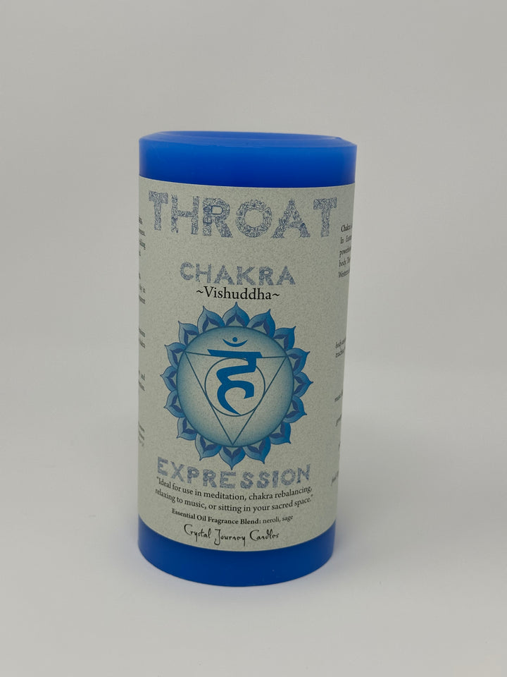 Chakra Pillars 3 x 6 by Crystal Journey Candles