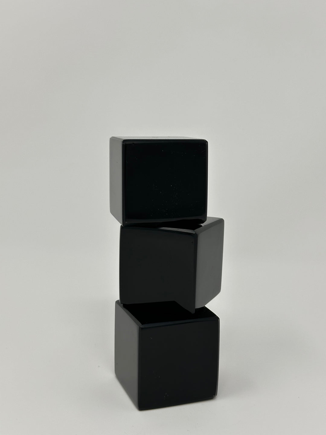 Black Obsidian Cube