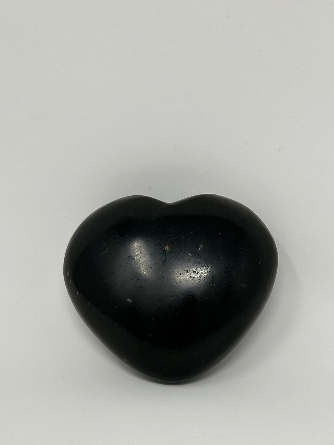 Black Tourmaline Puff Heart (3-4")
