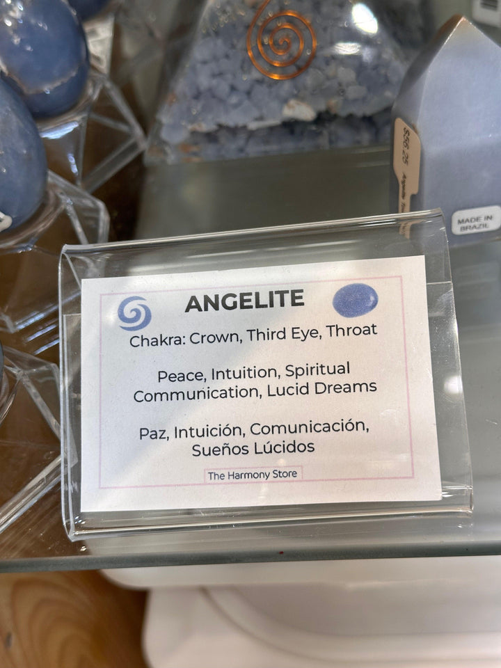 Angelite Obelisk Tower - The Harmony Store