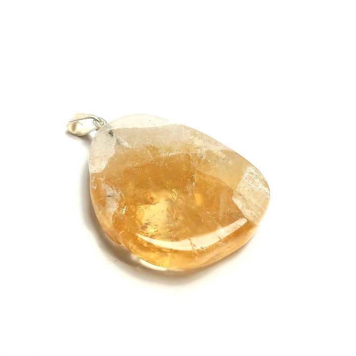 Citrine Slice Pendant - The Harmony Store