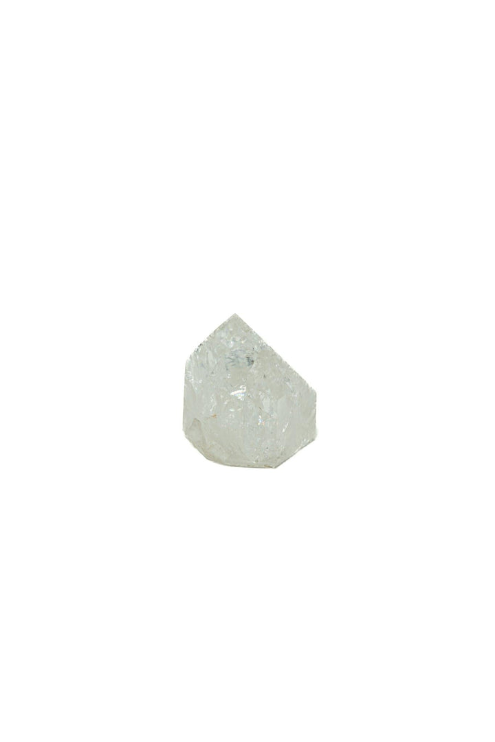 Cracked Clear Quartz Tower - The Harmony Store