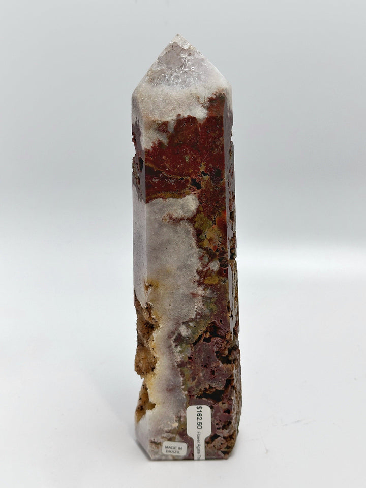 Flower Agate Tower from Brazil
