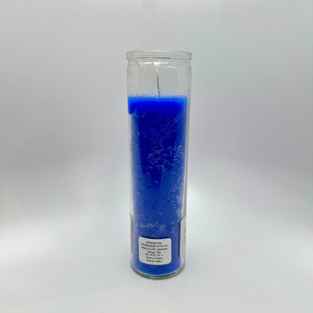 Seven Day Candle-Blue - The Harmony Store