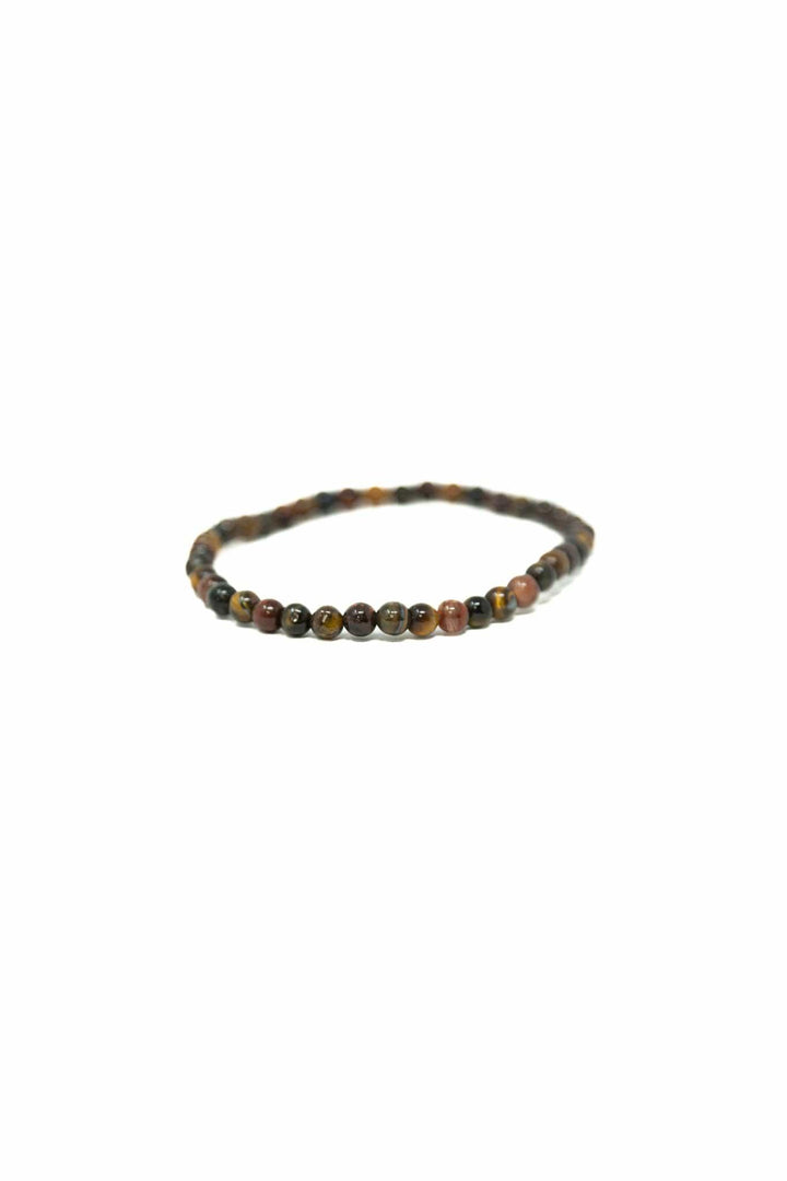 Tricolor Tigers eye bracelet 4mm