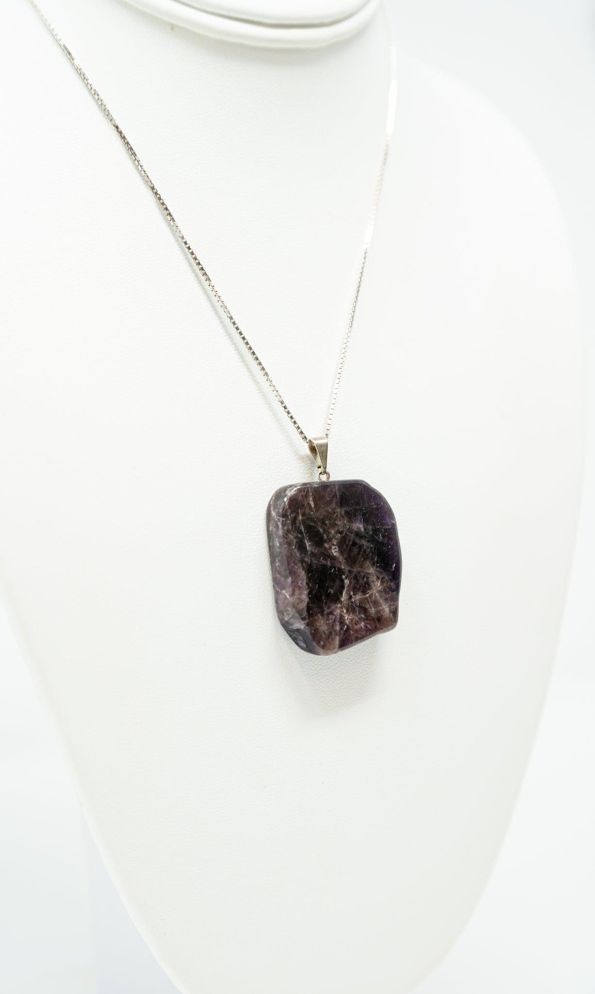 Amethyst Sliced Pendant Amethyst