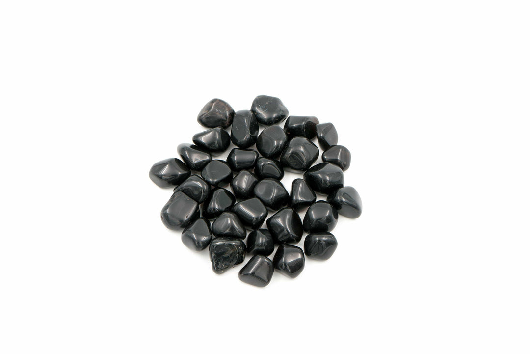 Black Tourmaline Tumbled Stone Crystal Tumbled