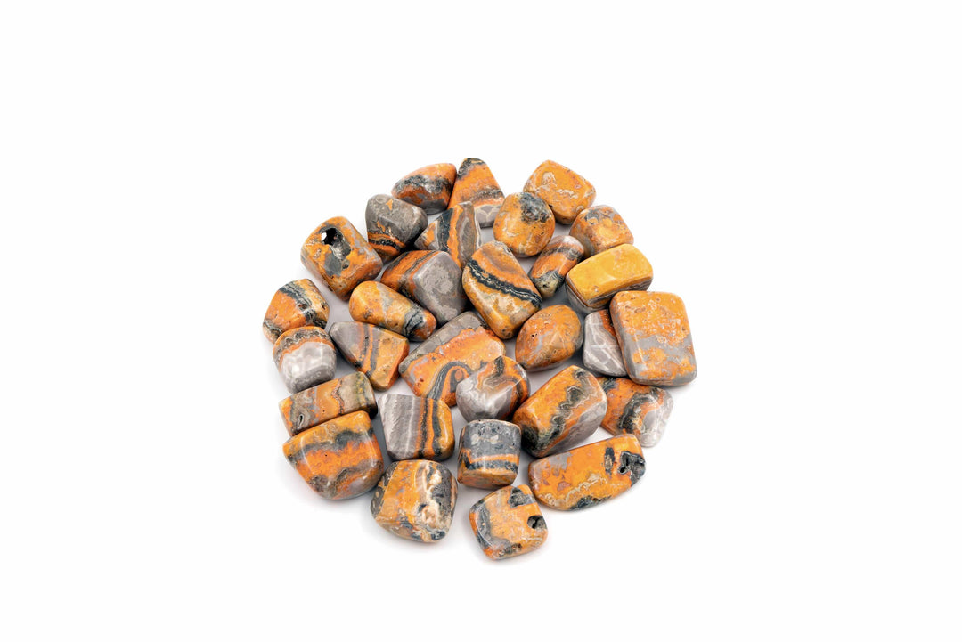 Bumble Bee Jasper Tumbled Stone Crystal Tumbled