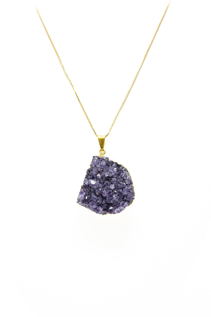 Druzy Amethyst Pendant Amethyst