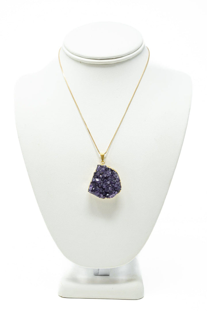 Druzy Amethyst Pendant Amethyst