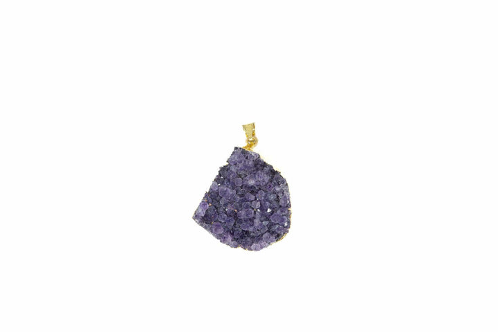 Druzy Amethyst Pendant Amethyst