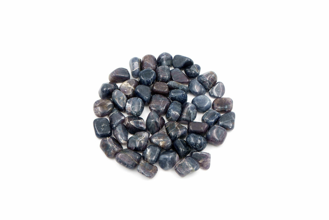 Iolite Tumbled Stone Crystal Tumbled
