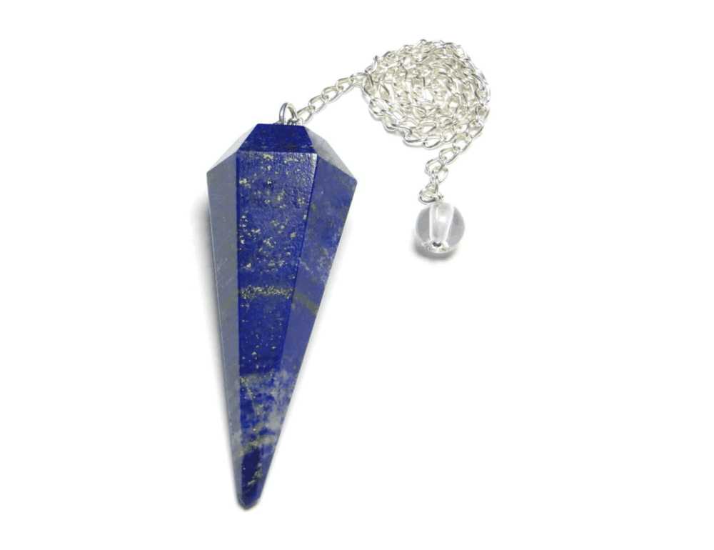 Lapis Lazuli Faceted Pendulum
