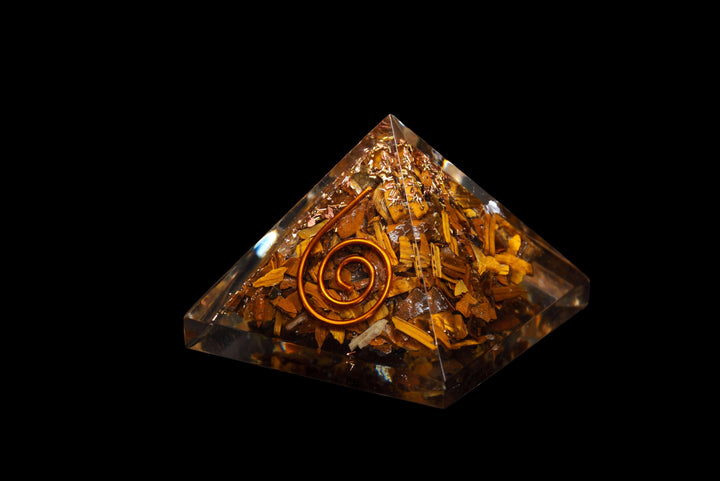 Orgonite and Tiger's Eye Pyramid