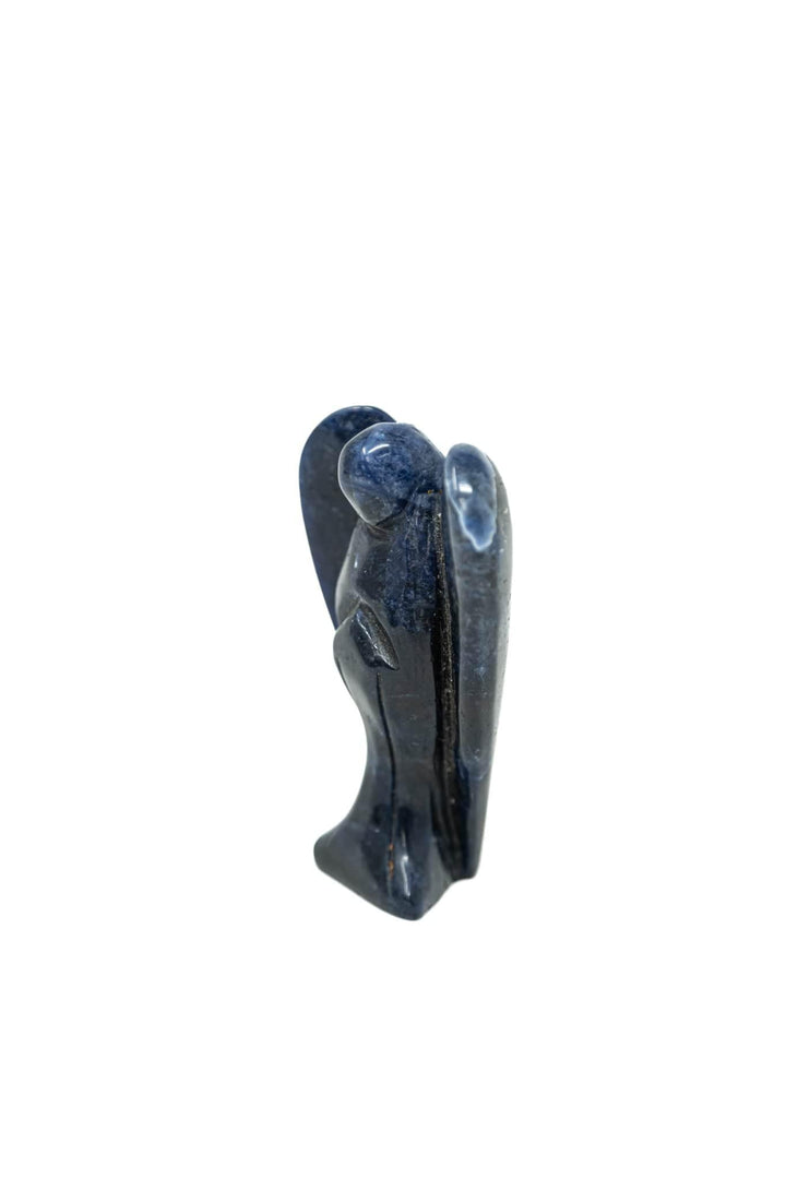 3-4" Sodalite Angel Hand Carved Figurine Crystals