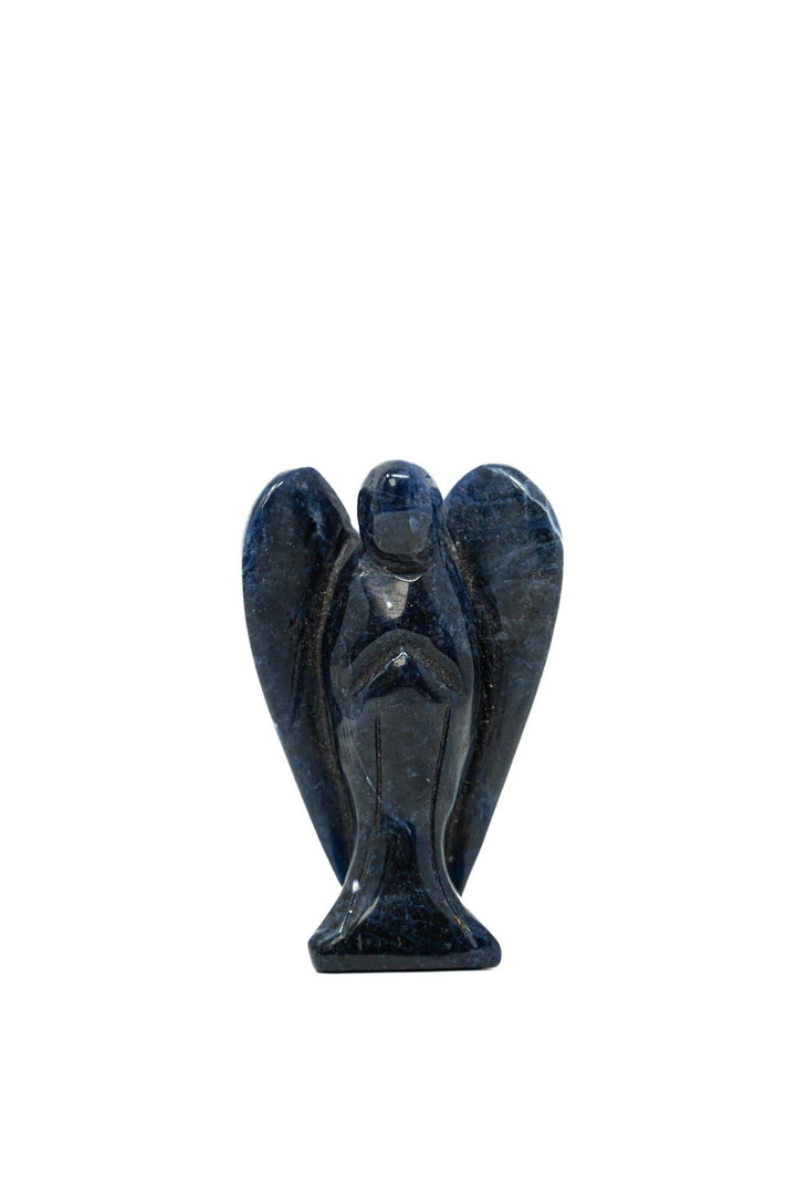 3-4" Sodalite Angel Hand Carved Figurine Crystals
