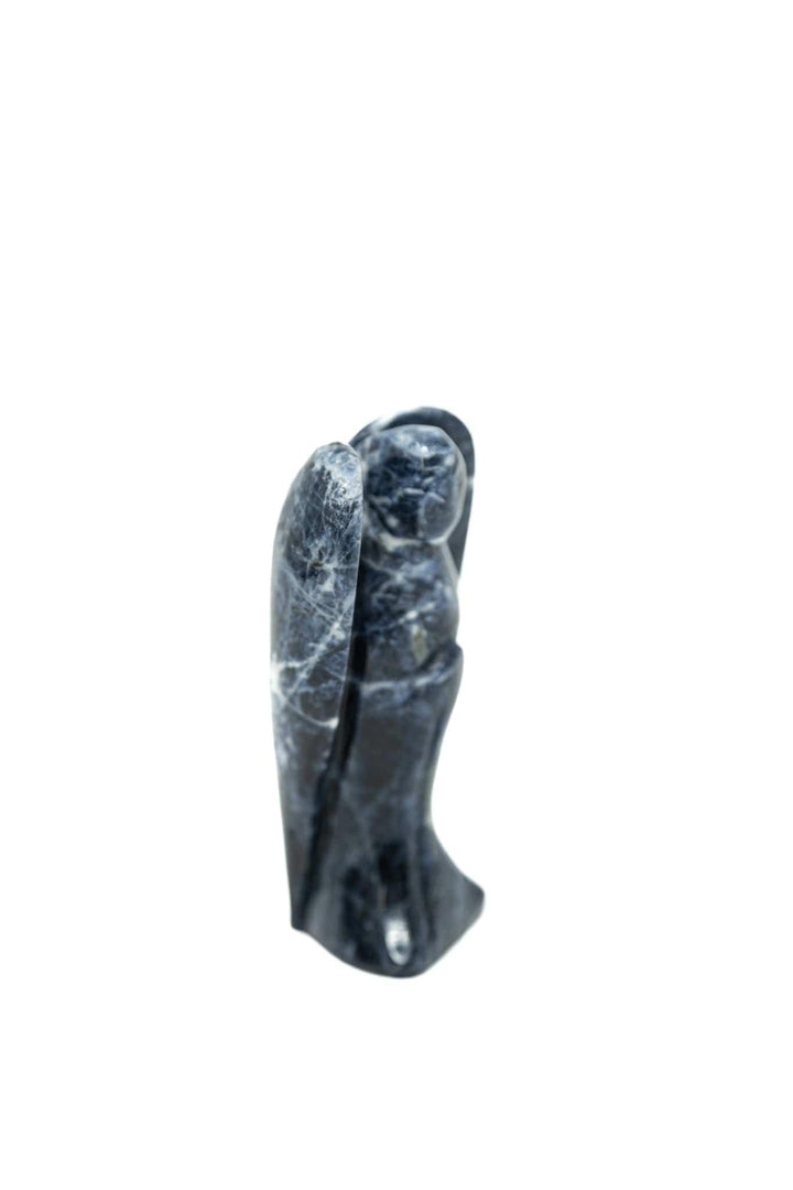 3-4" Sodalite Angel Hand Carved Figurine Crystals