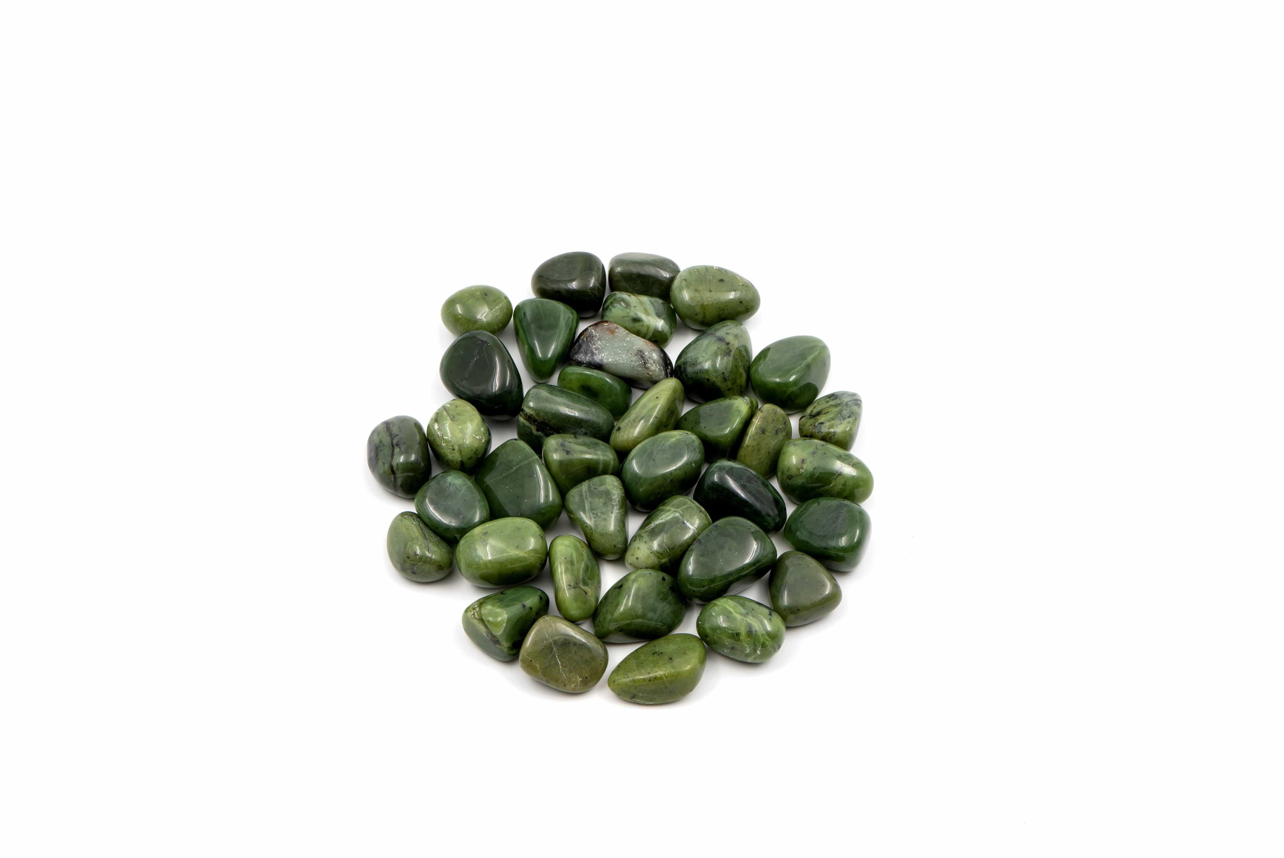 Jade tumbled stone from The Harmony Store