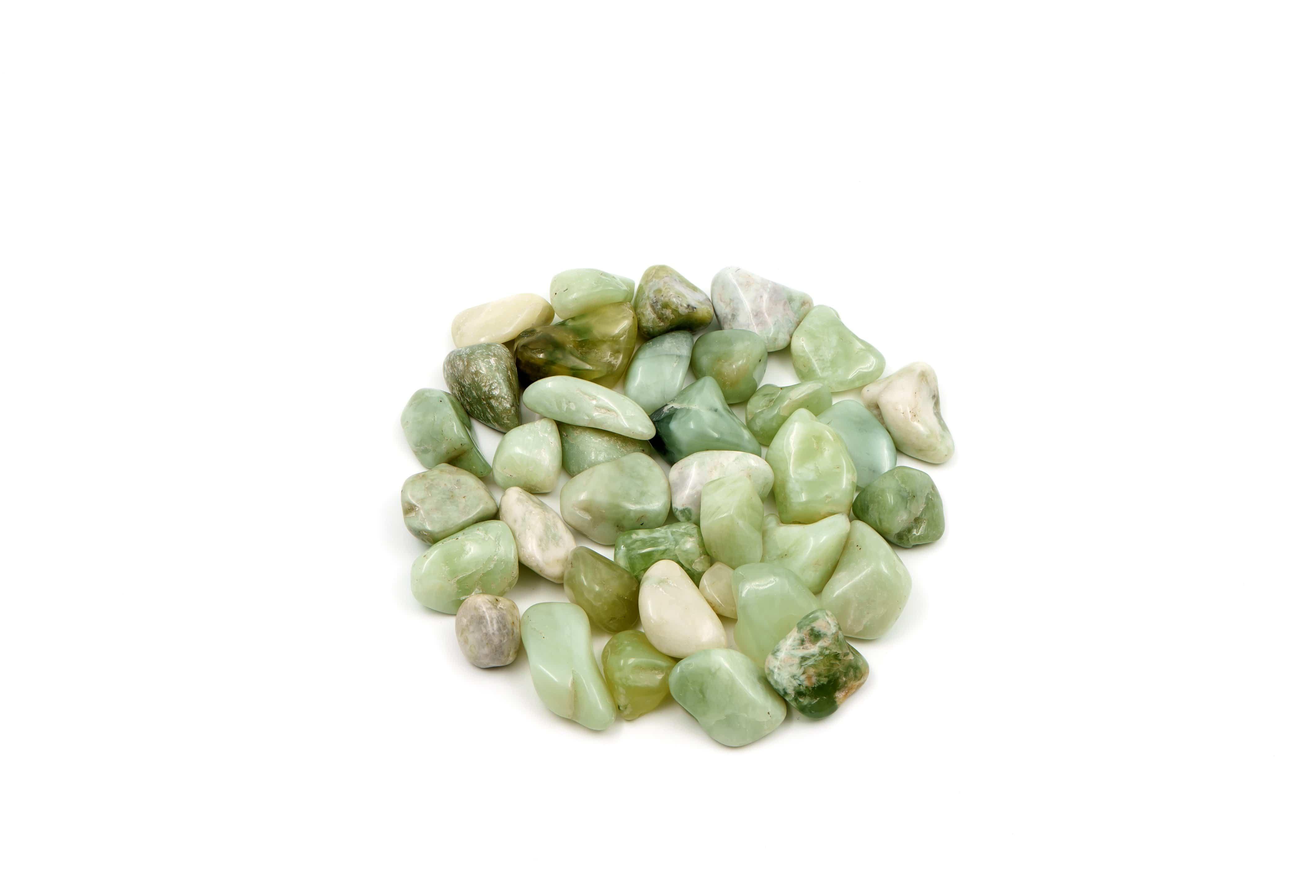 Nephrite jade tumbled stone from The Harmony Store