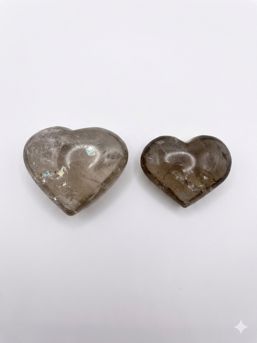 Smoky Quartz Heart (Brazil)