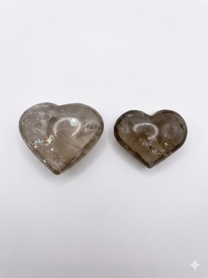Smoky Quartz Heart (Brazil)