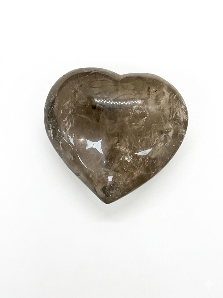 Smoky Quartz Heart (Brazil)